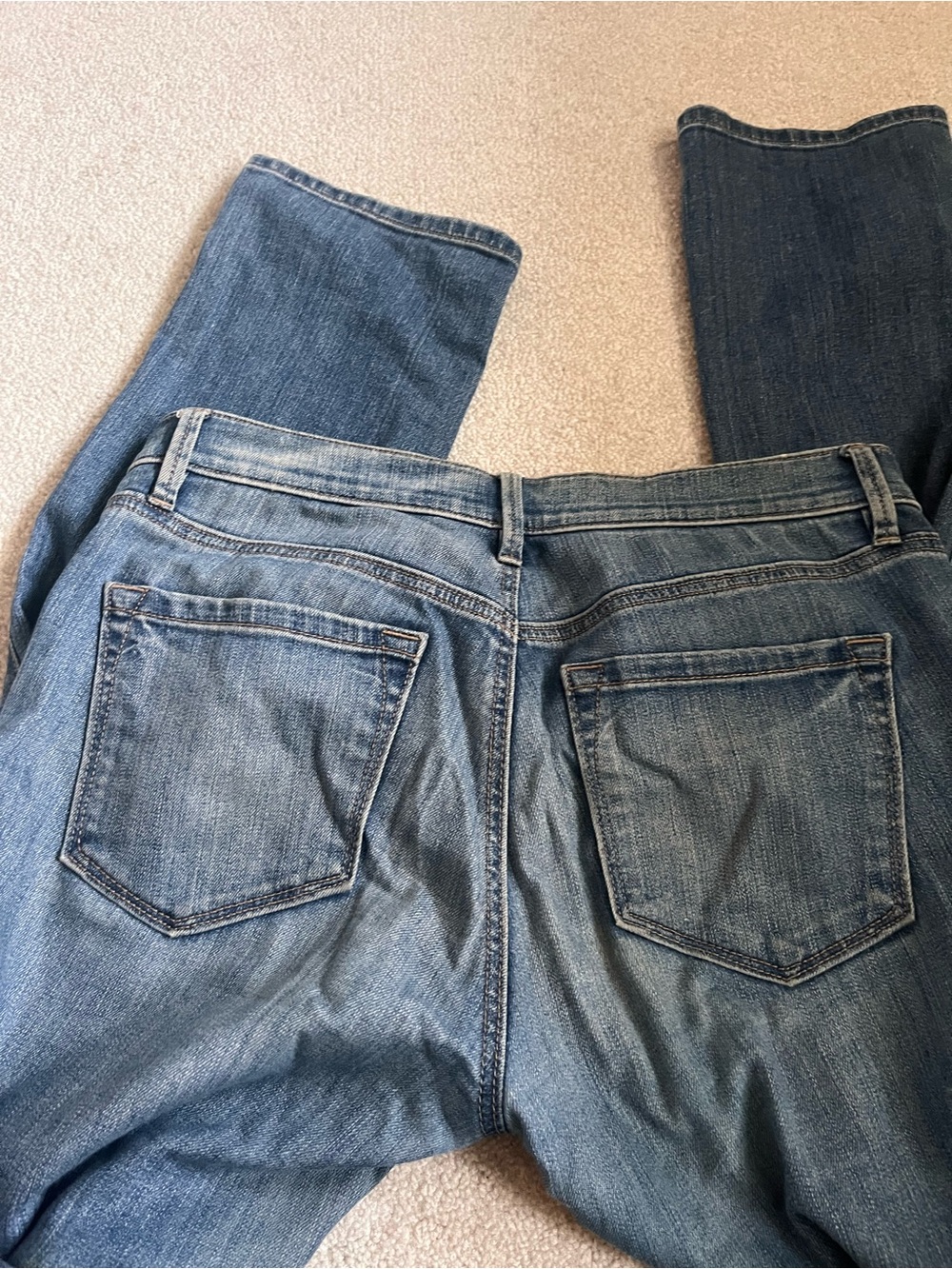 LOFT Women's Medium Blue Straight-Leg Jeans 6